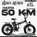 Bicicleta eléctrica plegable Roma