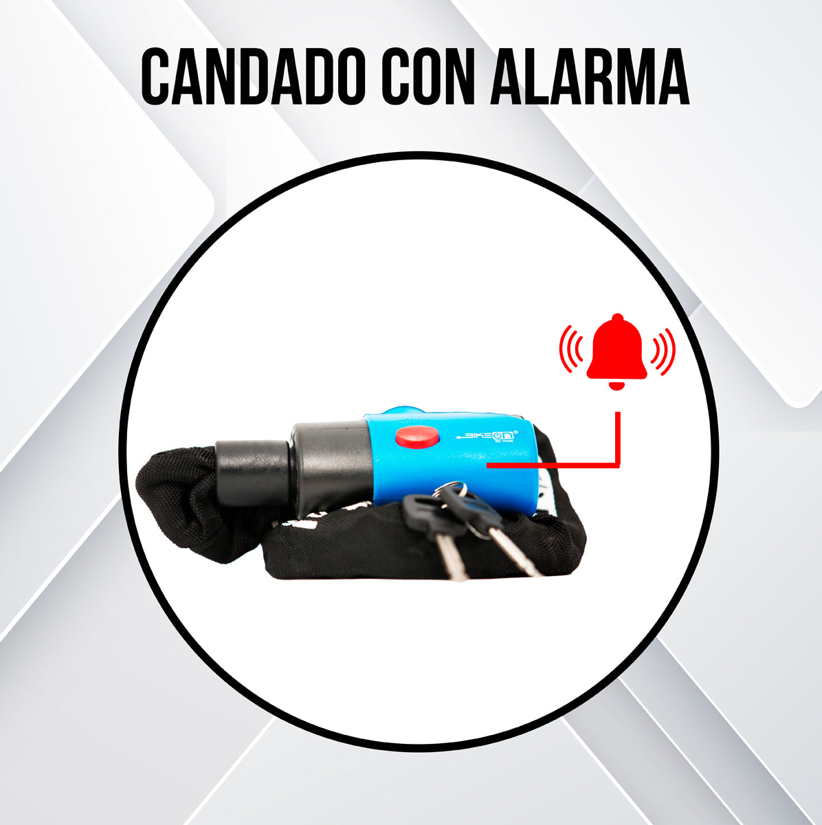 Candado alarm on