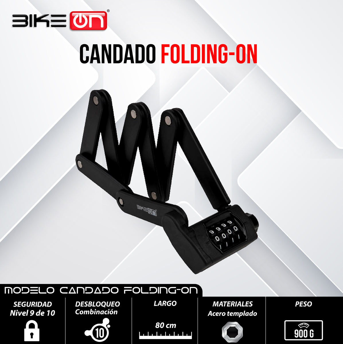 Candado folding on