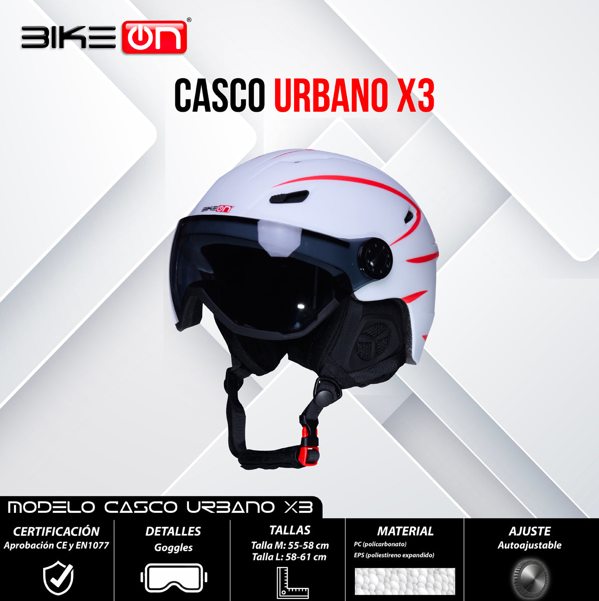 Casco ciclismo X3