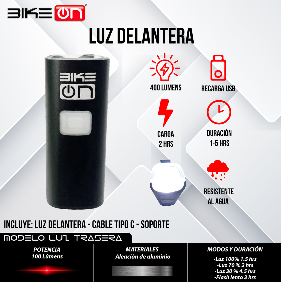 Luz led delantera