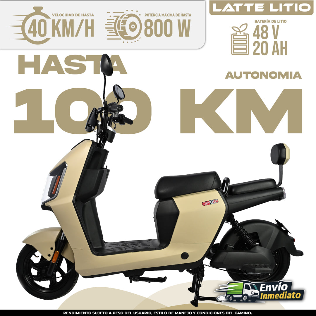 Bicimoto eléctrica Latte Litio