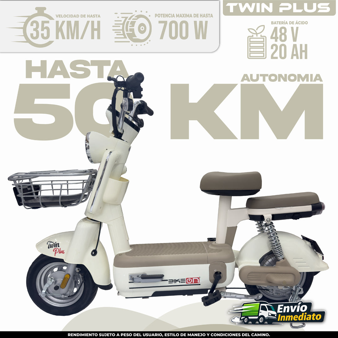 Bicimoto eléctrica Twin Plus