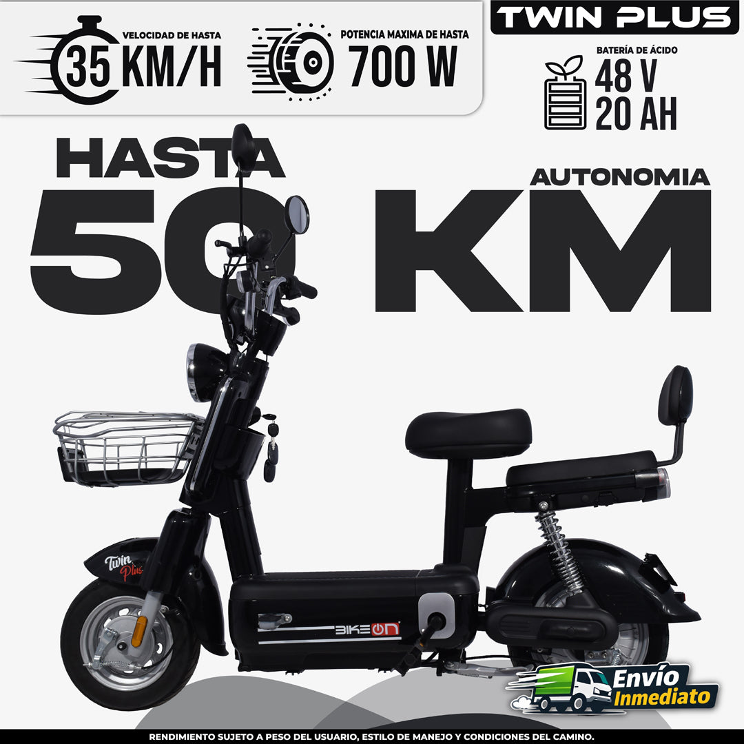 Bicimoto eléctrica Twin Plus