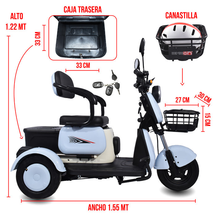 Trimoto eléctrica Twin Pro