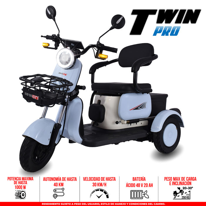 Trimoto eléctrica Twin Pro