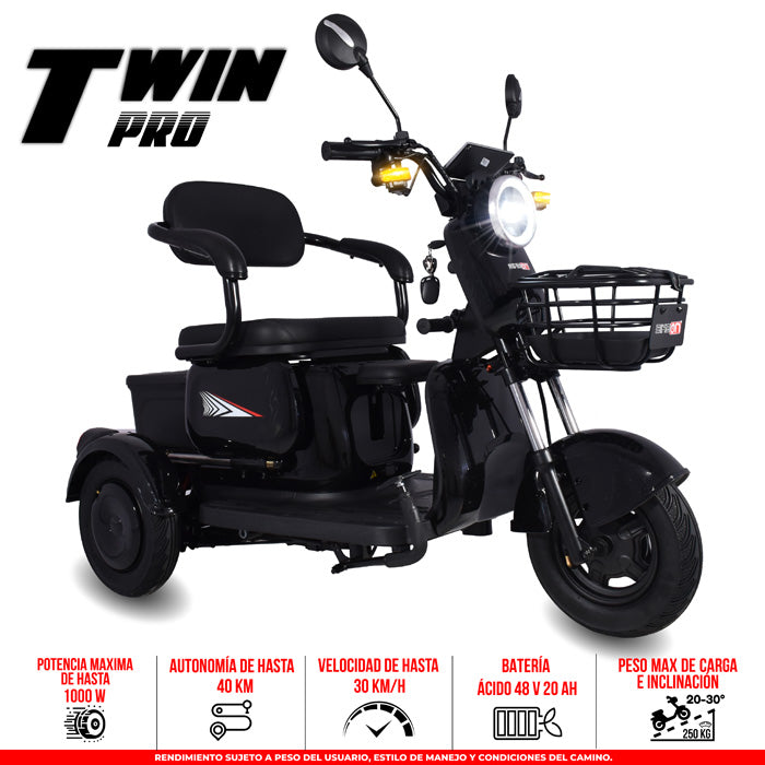 Trimoto eléctrica Twin Pro