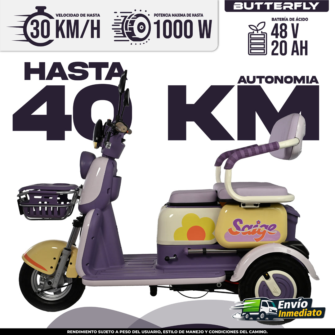 Trimoto eléctrica Butterfly