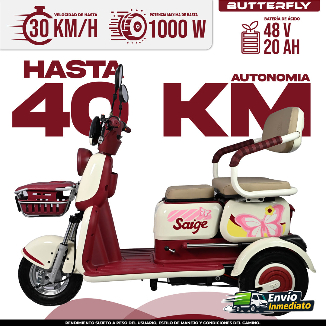 Trimoto eléctrica Butterfly