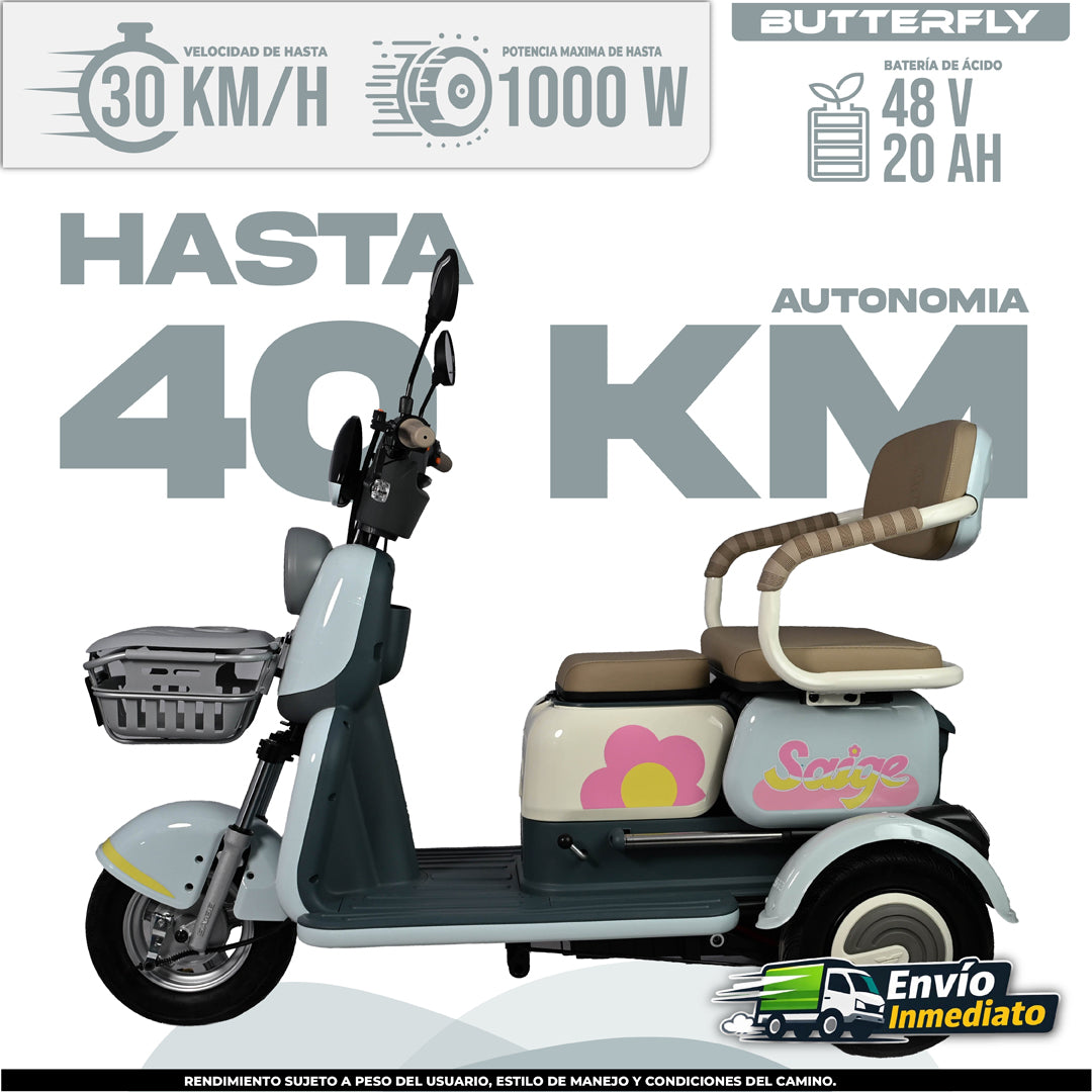 Trimoto eléctrica Butterfly