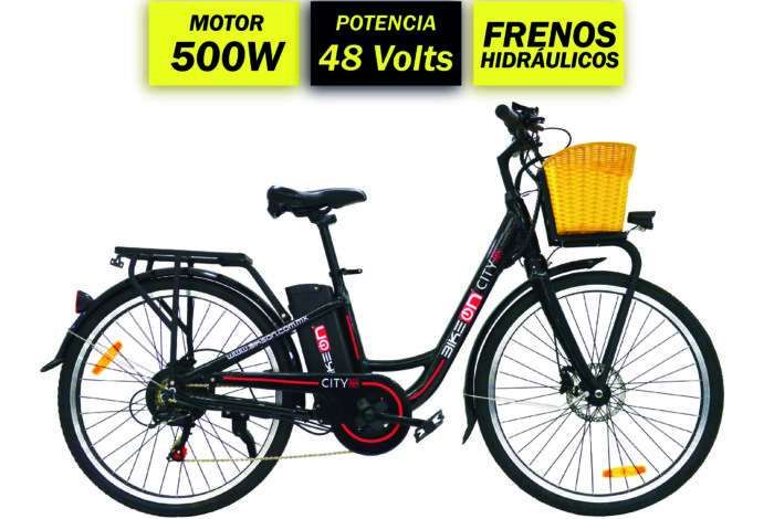 Bicicleta Eléctrica Urbana City 500.