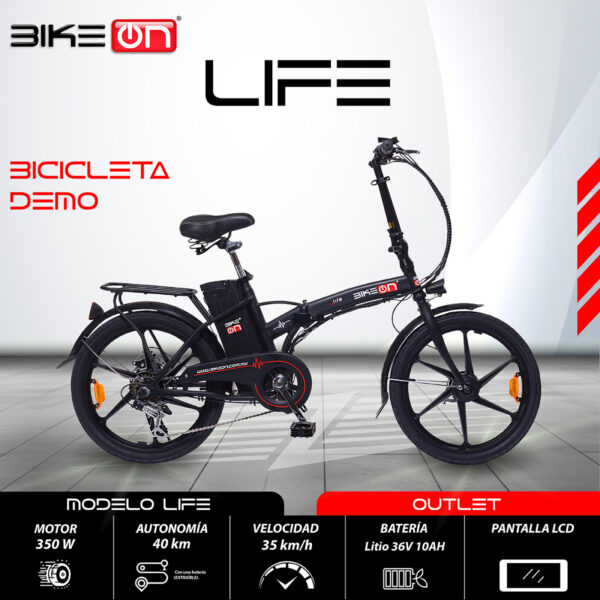 Bicicleta Eléctrica Plegable Modelo para Pruebas Life Bike ON